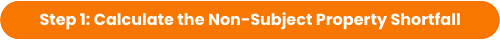 Step 1: Calculate the Non-Subject Property Shortfall